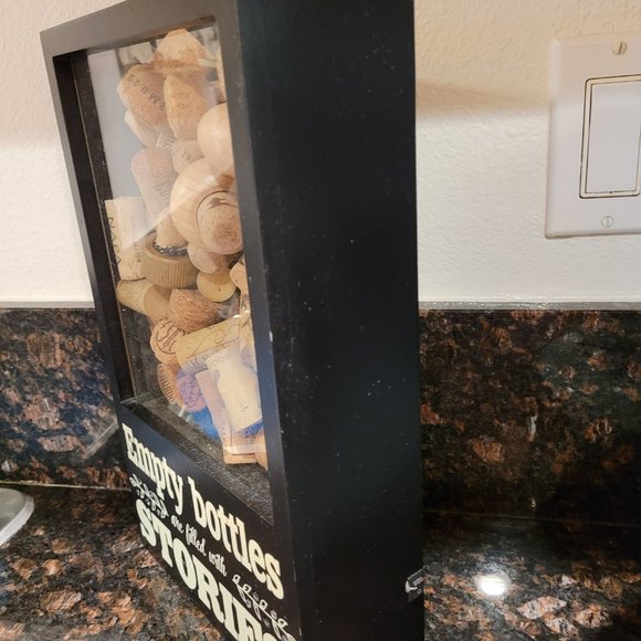 Cork & Tops Holder - Empty Bottles Are Filled With Memories - Home Accent - Picture 3 of 10